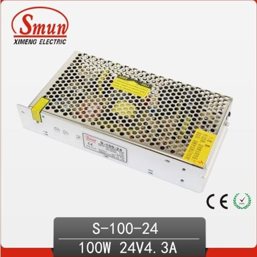 Hot Sale S-100-24 100W 24V 4.5 Switching Power Supply Single Output AC/DC SMPS