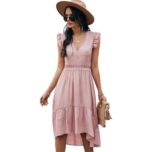 Летние платья миди JALIFUNI China At AliExpress