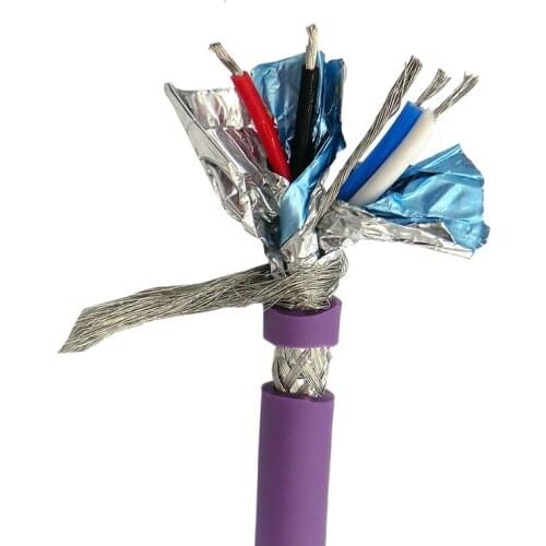 Devicenet Bus Cable 2 core 0.2mm² with 2 core 0.38 or 0.75mm² Flexible Bus wire