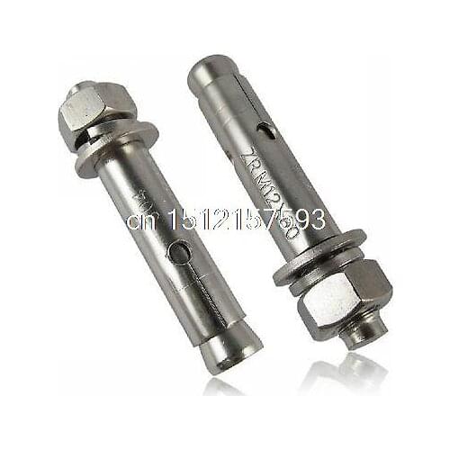 Lot10 Metric M10*60 304 Stainless Steel Concrete Sleeve Anchor