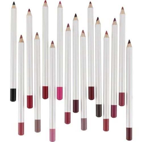 Makup Matte Nude Waterproof Lip liner Pencil Long Lasting Smooth High Pigmented Cosmetics Pencil Eye Liner Custom Private Label