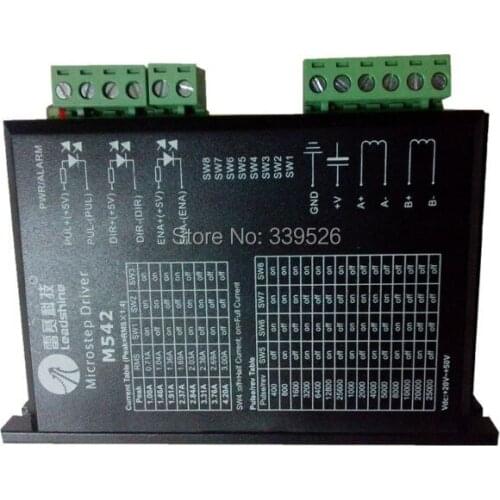 Leadshine Motor 57hs13 driver M542 2phase 1.3nm for x axis for 1390,1290,9060 co2 laser engraving and cutting machine