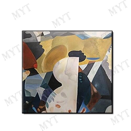 Hot sale hotel artwork Modern Hand-painted abstract Oil Painting On Canvas Wall art Pictures For Living Room Home Decor