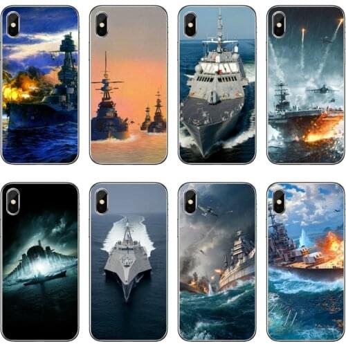 Silicone Phone Case Warships Military Naval Ship For Huawei Mate 20 30 lite Honor 20 10i 9X 10 Lite 8S 8C 8X 7C 7X 7A Pro 6A 6X