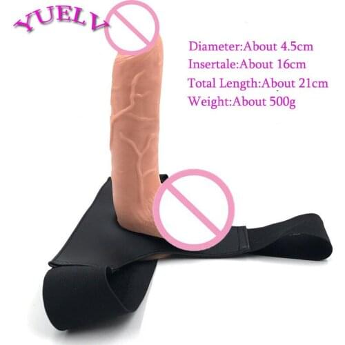 YUELV 21*4.5cm Strapon Dildo Realistic Dildo Strap On Harness Big Penis Adult Sex Toys For Couples Erotic Toys Dick Sex Products