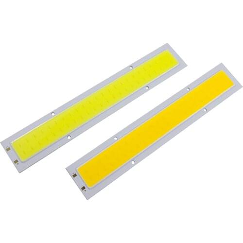 COB LED DC12V-14V Panel Strip Light Chip 10W Lamp Bulb Light Source Warm White Pure White For Spotlight Floor Lighting