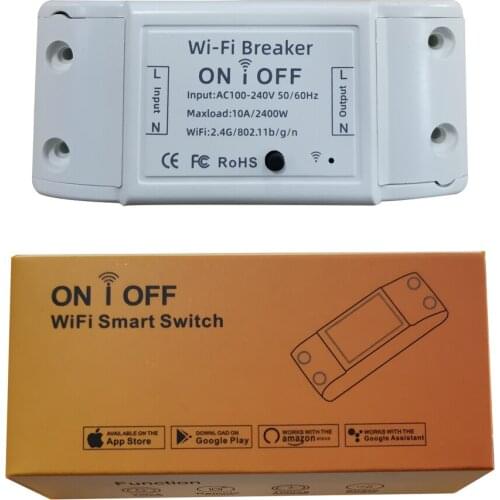 WiFi Smart Breaker Smart Light LED Switch Tuya/Smart Life APP Wireless Remote Control With Alexa Google Smart Home