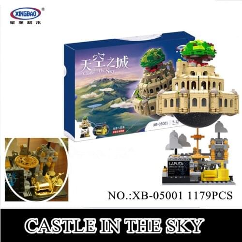 IN STOCK XingBao 05001 1179Pcs Genuine Creative MOC Series The City in The Sky Set Children Building Blocks Bricks Model Gift
