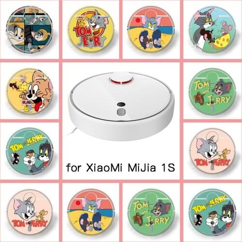 Provide Customized Custom Vinyl Animation Sticker for xiaomi Robot MiJia Robotic 1S Vacuum Cleaner Skin Spare Parts Accessories