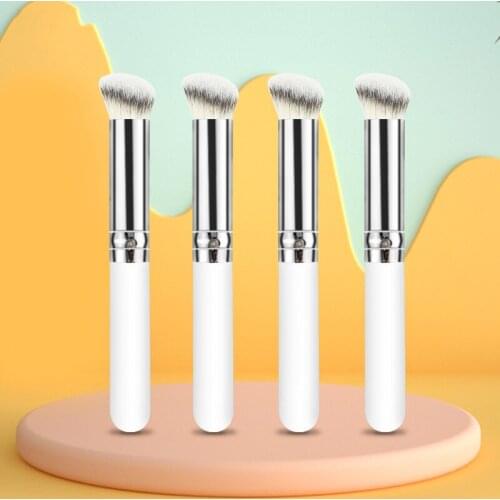 1Pcs Aluminum Tube Makeup Brush Powder Foundation Liquid Concealer BB Cream Brush High Gloss Pen Eye Shadow Blush Brush Beauty