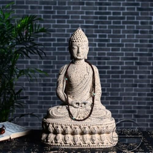 2019 LARGE -Wholesale Buddha figure # Family Protection Talisman # Retro Buddhism FENG SHUI Lotus Buddha Amitabha statue