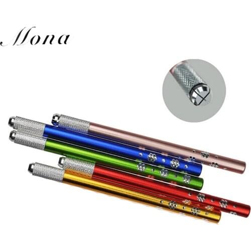 5pcs high quality new design permanent makeup microblading tools manual tattoo pen for eyebrow tattoo free shipping