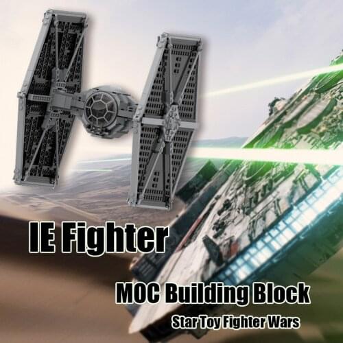 584PCS Model Building Blocks Star Toy Fighter Wars IE Fighter Enlighten Figure Bricks Educational Toys For Children Gifts