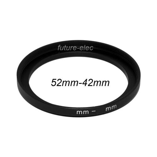 Free Shipping+Tracking! 52mm to 42mm 52 42 mm Metal Step-Up Step Up Ring Camera Lens Hood Holder Filter Stepping Adapter Lenses