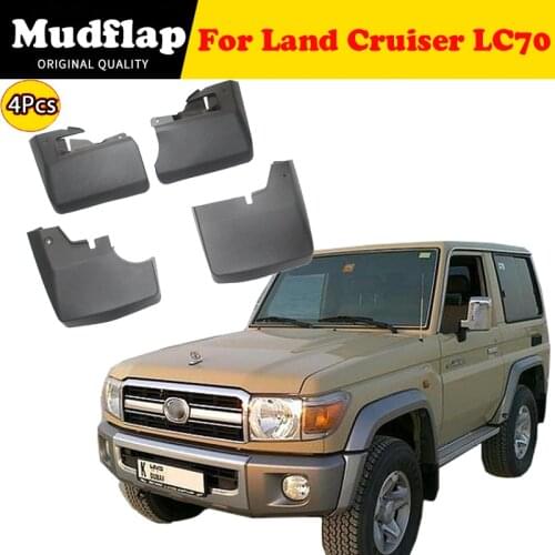 Mudflaps FOR Toyota Land Cruiser LC70 Mudguards Fender Mud Flap Guard Splash Car Accessories Auto Styline Front Rear 4pcs