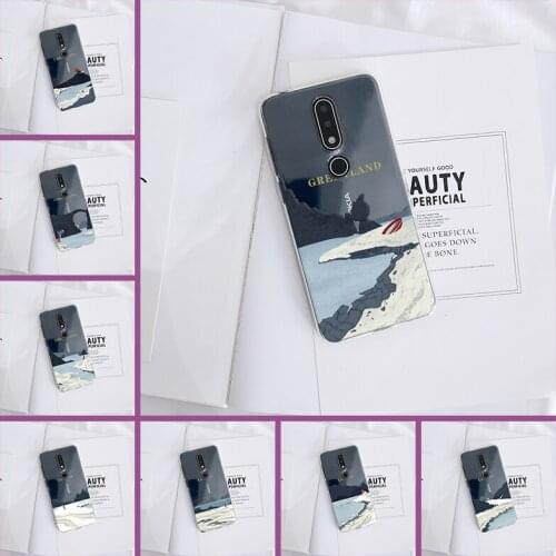 For Nokia 7.1 6.1 5.1 3.1 2.1 Plus Phone Case Silicone Soft Art Mountain Aesthetic Beach Travel Back Cover For Nokia 4.2 3.2