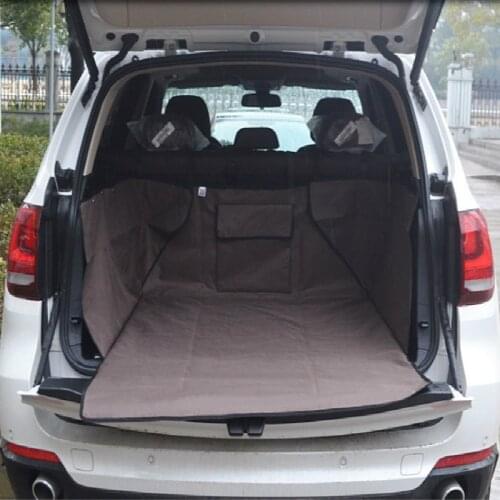 Pet Luxury Semi-packaged Car Trunk Car Mats Car Animal Pad Oxford Cloth Waterproof Dog Cushions Automobiles Cargo Liner