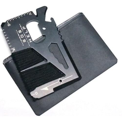 EDC Credit Card Multifunctional Hunting Knife Outdoor Sports Camping Hiking SOS Survival Rescue Emergency Equipment Tools