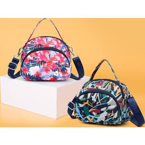 Fashion Women Shoulder Messenger Bag Waterproof Nylon Oxford Crossbody Bag Handbags Large Capacity Travel Bags Purse Wallet