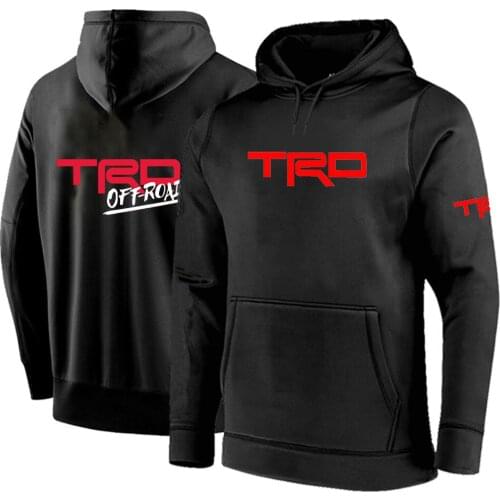 New TOYOTA TRD OFF-ROAD Spring and Autumn Hoodies Pullover Fleece Cotton Sweatshirts Casual Top