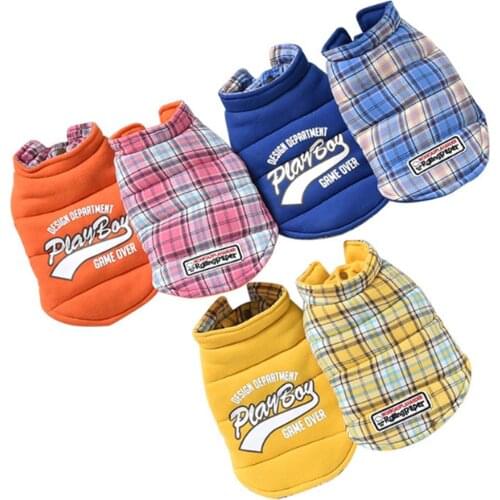 Pet Autumn Winter Warm Vest Coat for Small Medium Dogs Puppy Down Jacket Hoodies Cosmic Cartoon