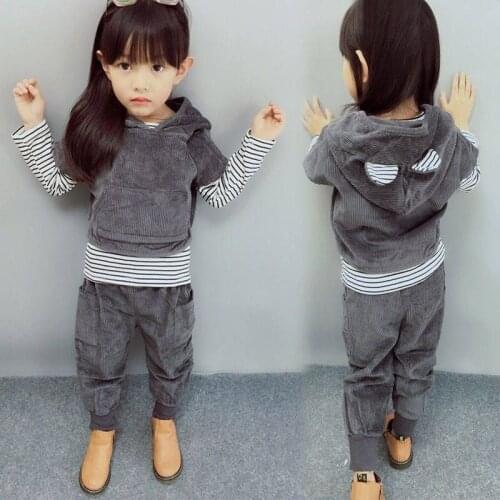 Boys Girls Coat Shirt Pants 3PCS Clothing Set Kids High Quality Tracksuit Teenage Outdoor Jogging Suit Children Sports Clothes