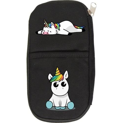 Dabbing Unicorn Pencil Case Children Boys Girls Cosmetic Cases Fashion Stationery Storage Students Kids Gifts Cute Pen Holder