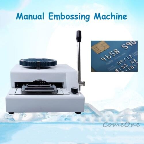 Convex code printer pressure code machine code machine VIP membership card typewriter PVC manual embossing machine