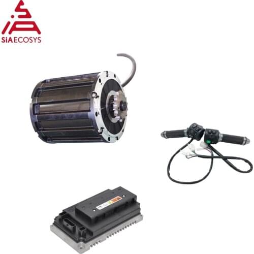 QSMOTOR 70KPH 72v 120 2000W Mid Drive Motor with EM72100SP Controller andZ6 Throttle motor Kits for Electric MotorBike DirtBike