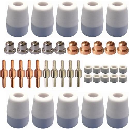 CHNsalescom 40 Pcs Plasma Cutting Cut40 50 Plasma Cutter Torch PT31 LG40