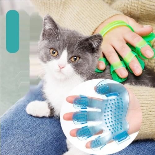 New Pet Five-finger Combing Brush Pet Bathing Palm Brush Pet Cleaning Brush Tool