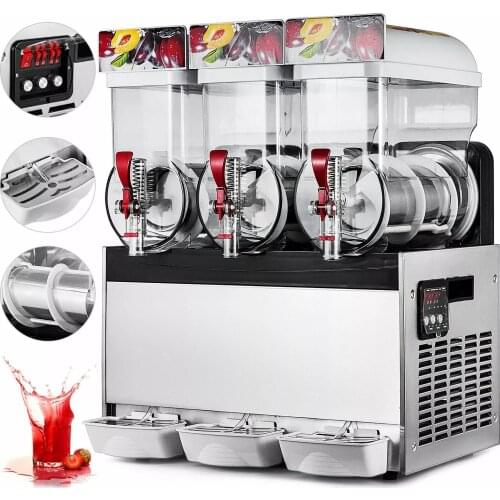 Snow Melting Machine Three Tank Slush Smoothies Granita Machine Sand Ice Machine 110V or 220V