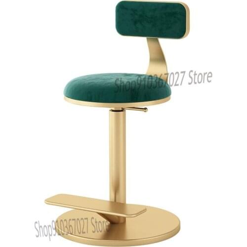 Light Luxury Net Red Ins Rotating Nail Dressing Stool Lift Chair Home Nordic Backrest Dressing Table Makeup Artist Chair