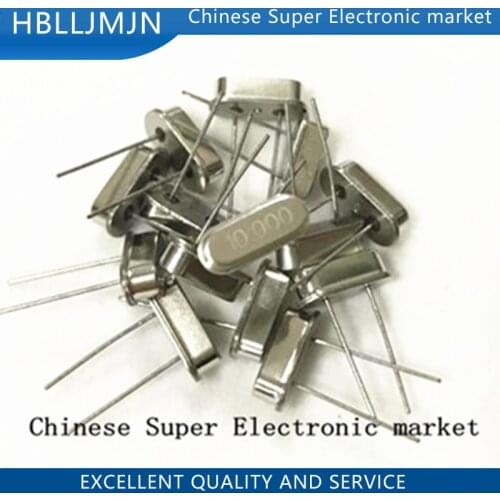 10PCS 10MHz 10 MHz 10M Hz Mini Passive Resonator Quartz HC-49S Crystal Oscillator
