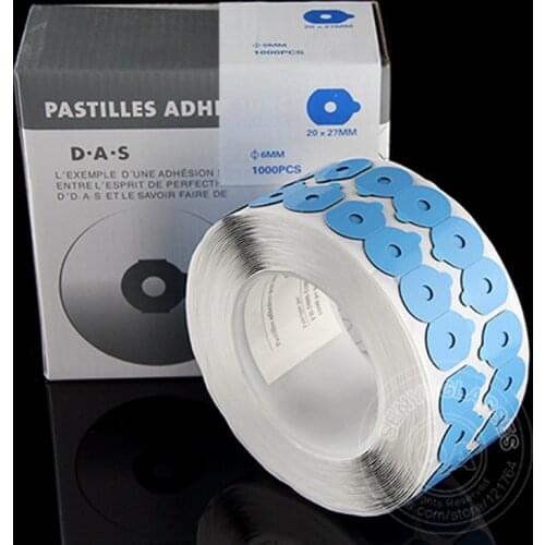 1000pcs/roll)High Quality Eyeglasses Lens Blocking Pad Protecting Lenses Sticker Pads Glue Edging Pad DAS Pastilles Adhesive