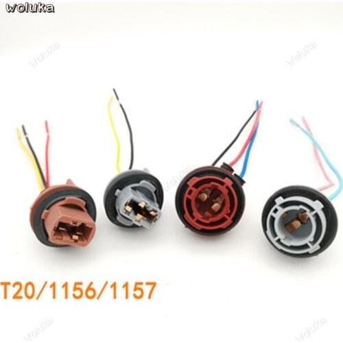1156/1157/T20 double tail plug brake light turn signal reversing light rear tail lamp socket socket head CD50 Q04