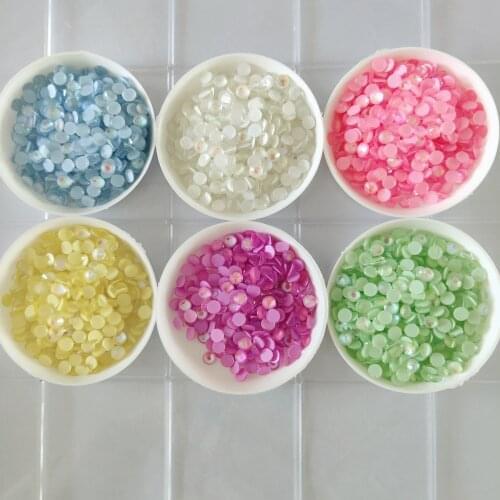 SS6-SS20 1440pcs Luminous Non Hotfix Flatback rhinestone Glow in the dark AB color Nail Rhinestoens For Clothes Nail 3D Nail Art