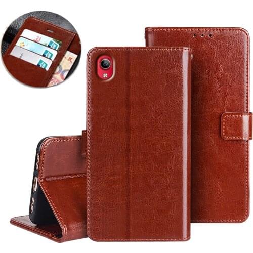 Wallet Case for Vivo iQOO U1 Y89 Y91 Y91C V20 2021 Cover PU Leather Vintage Flip Cases Fashion Phone Bag Shield Case Vivo Y91C