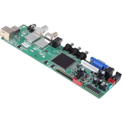 DVB-S2 DVB-T2 DVB-C Digital Signal ATV Maple Driver LCD Remote Control Board Launcher Universal Dual USB Media QT526C V1.1 T84C