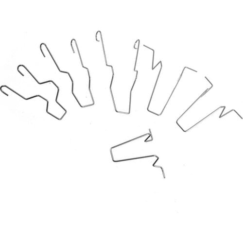 6Pcs Silver Metal Universal H1 H3 H4 H7 Car Headlight Bulb Retaining Spring Clips Kit