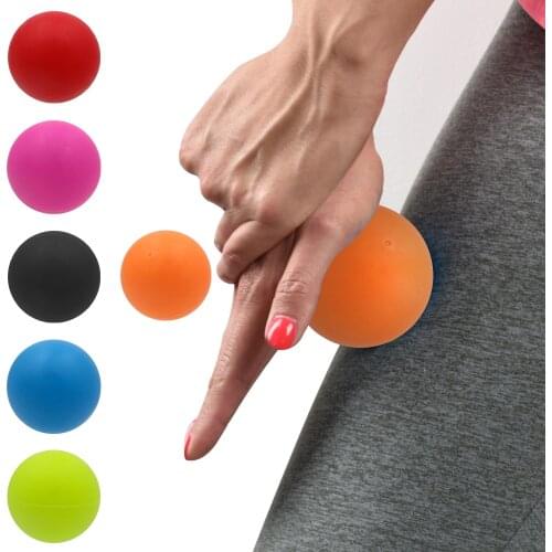 TPE Lacrosse Ball Fitness Relieve Gym Trigger Point Massage Ball Training Fascia Hockey Ball massage ball
