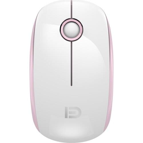V6 mouse desktop computer wireless mouse cute girl power saving usb game ultra-thin fashion small mouse