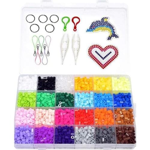 Hama beads mi di set 5mm pegboard iron 2.6mm/5mm Perler Fuse beads Kit Hama beads 3D Puzzle DIY Toy Kids Creative Handmade Craft