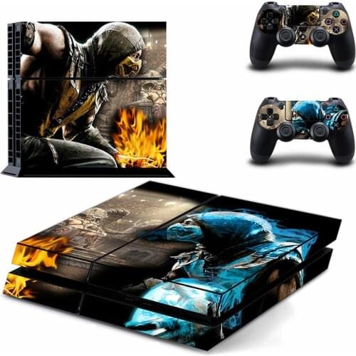 Mortal Kombat Game PS4 Stickers Play station 4 Skin Sticker Decals Cover For PlayStation 4 PS4 Console & Controller Skins Vinyl