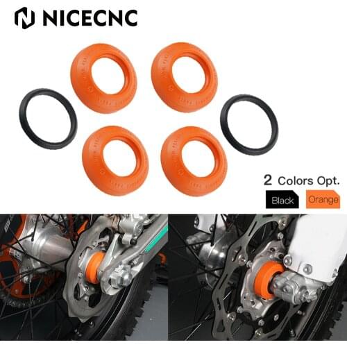 NICECNC Front Rear Wheel Spacer Bearing Protector Guard For KTM 125 150 200 250 300 350 400 450 500 EXC EXCF EXCW XCW 2016-2022