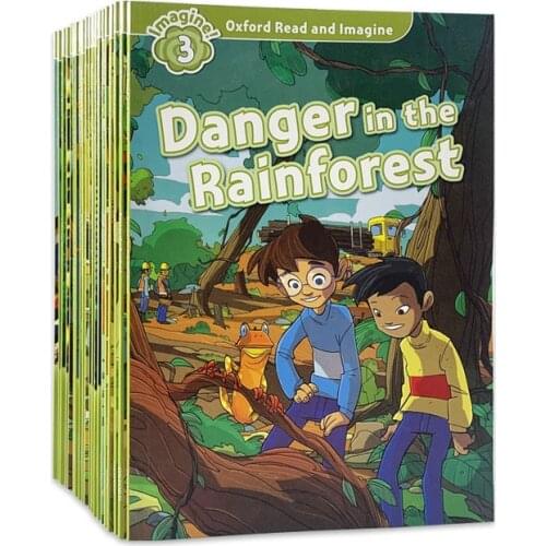 20PCS/Set Oxford Read and Imagine Level 3 Graded Reading Technology Nature Art Social Science Kids English Story Picture Book