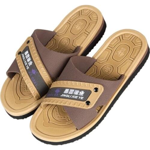 Mazefeng New Summer Cool Water Flip Flops Men High Quality Soft Massage Beach Slippers,Fashion Man Casual Shoes Zapatos Hombre