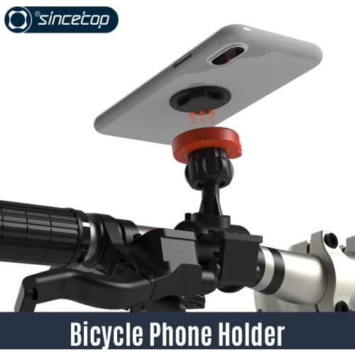 Quick mount Bicycle Phone Holder For iPhone Samsung Universal Mobile Cell Phone Holder Bike Handlebar Clip Stand GPS Bracket