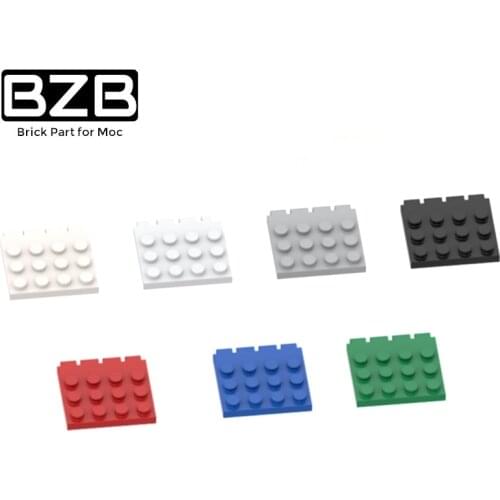 BZB MOC 4213 4x4 Vintage Hinged Board High-tech Building Block Model Kids Toy DIY Technical Brick Parts Best Gifts