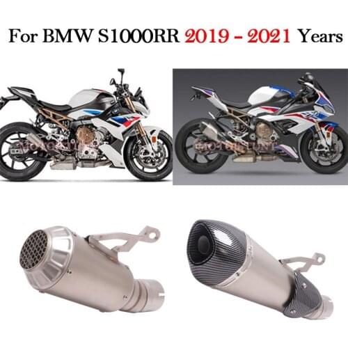 Slip Motorcycle Yoshimura ALPHA Exhaust System Link Pipe Escape Moto DB Killer Muffler For BMW S1000 RR S1000RR 2019 2020 2021